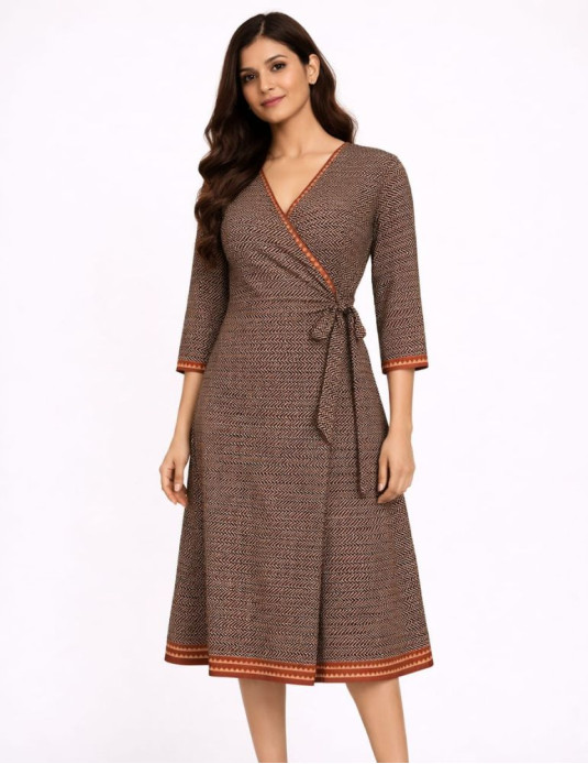 Black Triangle Print Onepiece 46