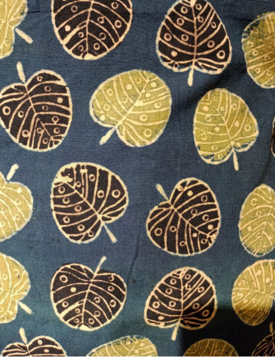 Blue Leaf Print onepiece