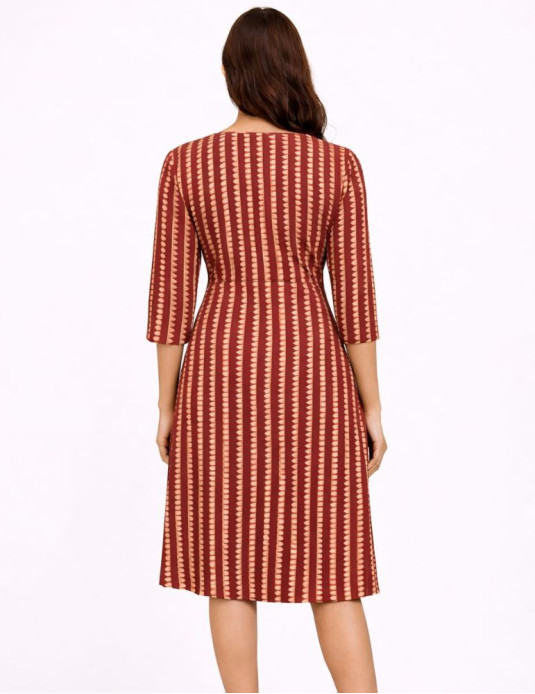 Red Triangle  Print Onepiece 46