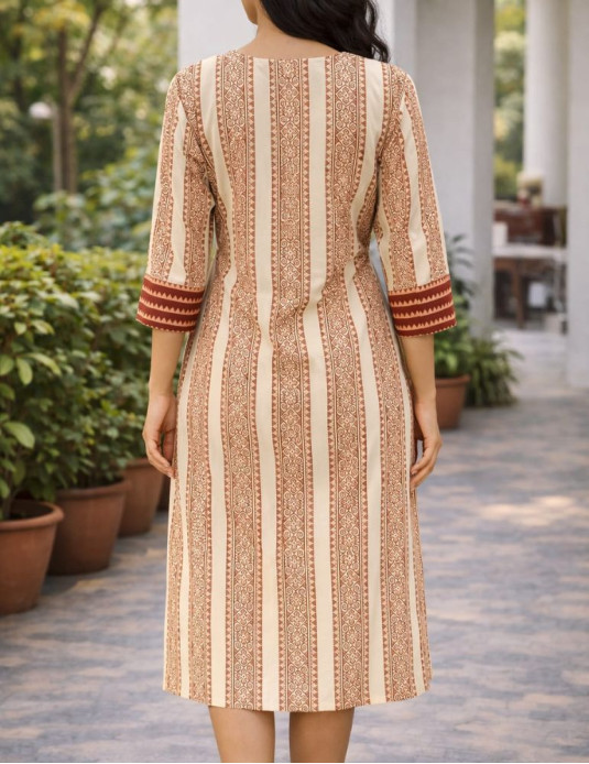 White Geometric Print 46