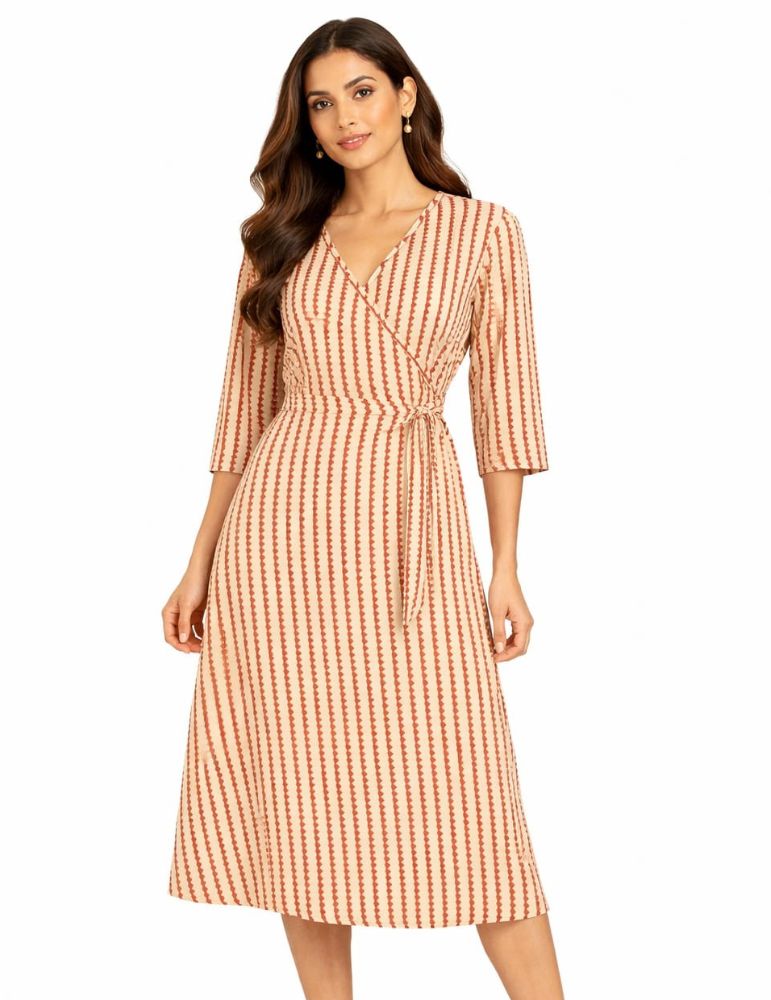 White Triangle Print 46