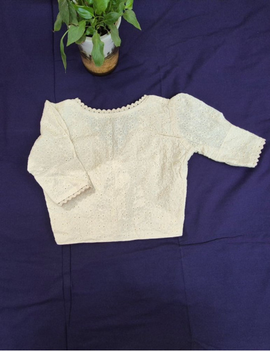 Off White Hakoba Non-Padded Flower Print