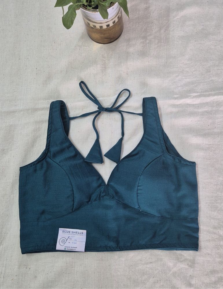 Bollywood Blouse Emerald Blue