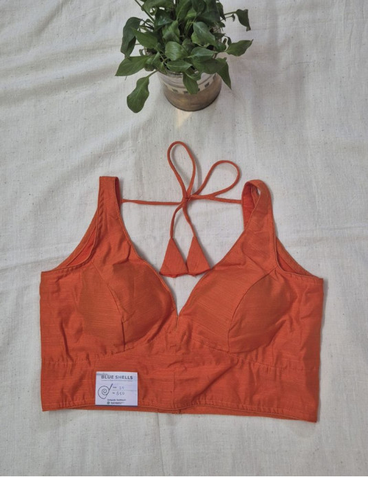 Bollywood Blouse Orange