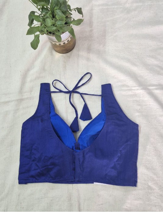 Bollywood Blouse Royal Blue