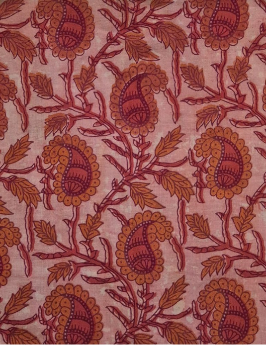 Cotton Bagru Koyri Orenge 