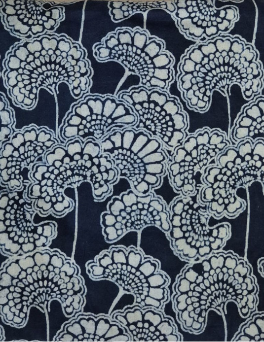 Cotton Indigo Wrap Flower